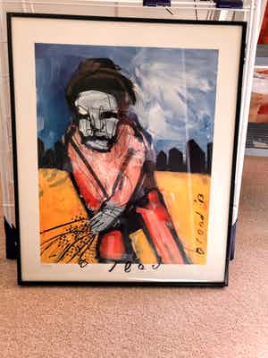 Herman Brood - De Zaaier - Nr. 279 van 400 - Handgesigneerd verkocht voor € 260!