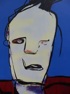 AcheterHerman Brood - Kleurenzeefdruk 5-GRAM Handgesigneerd? Enchérissez de 219!