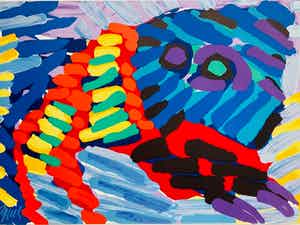 Karel Appel - Tibetan bird verkocht voor € 525!