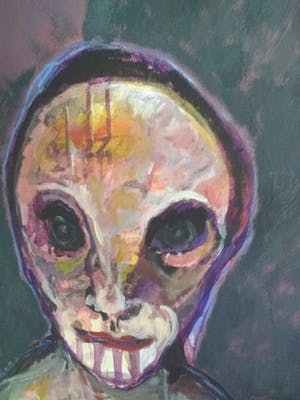 Lucebert - schilderij op doek, handgesigneerd, CoBra kopen? Bied vanaf 6000!