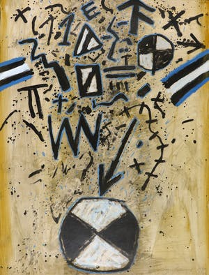 Ferenc Gogos - Olieverf op karton, Compositie met figuren kopen? Bied vanaf 100!