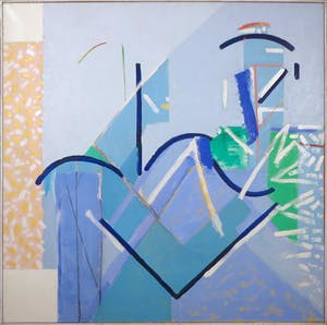 Jaap Hillenius - Acryl op doek, Zonder titel - Ingelijst (Groot) kopen? Bied vanaf 350!