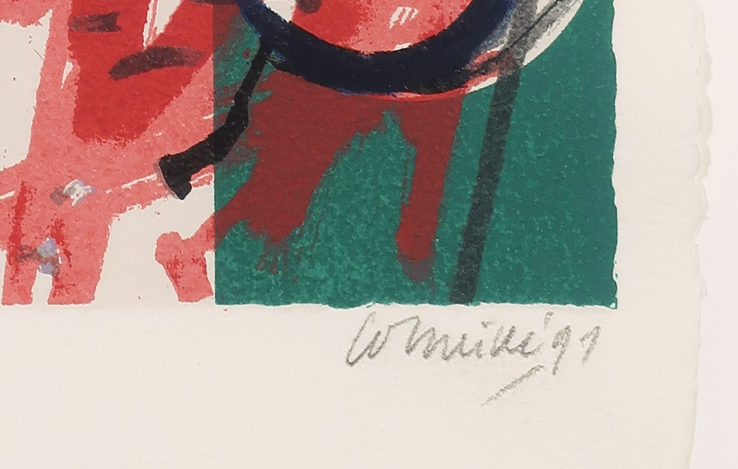 Corneille - Zeefdruk, Een schedel vol stem - Ingelijst kopen? Bied vanaf 100!