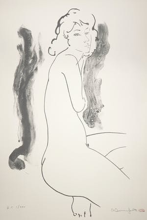 Alain Bonnefoit - Litho, Naked Woman kopen? Bied vanaf 1!