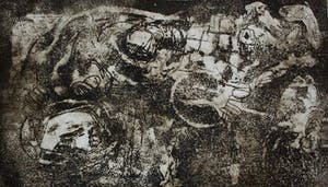 Jan Montyn - ets/aquatint - 1964 kopen? Bied vanaf 115!