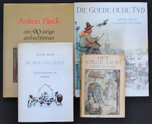 Anton Pieck - 4 hardcover boeken - De Ring van Zeven = handgesigneerd kopen? Bied vanaf 45!
