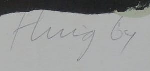 Henk Huig - litho: vuurvlieg - 1964 kopen? Bied vanaf 45!