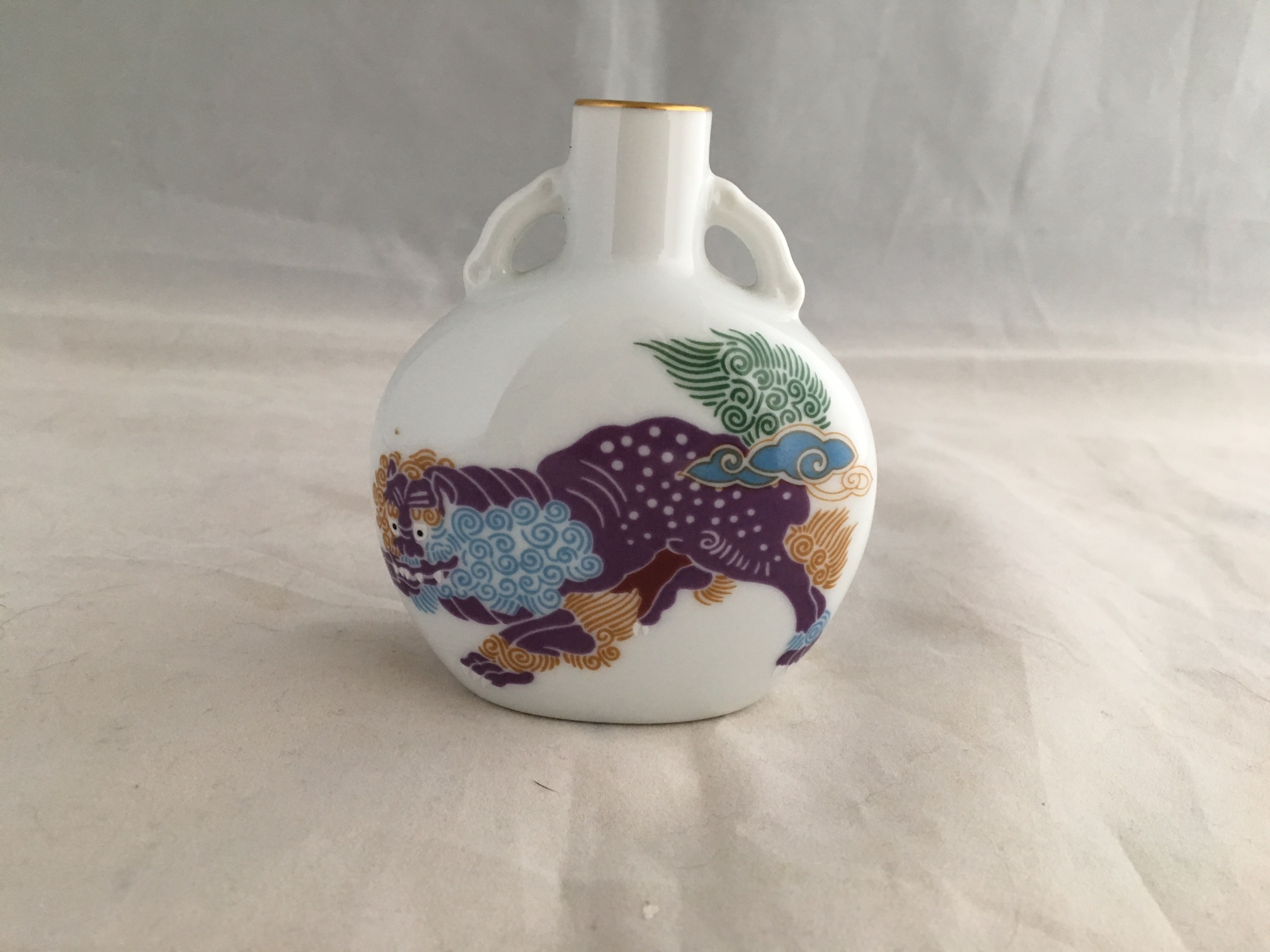 Niet of onleesbaar gesigneerd - Noritake hand beschilderd miniatuur vaasje kopen? Bied vanaf 1!