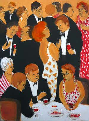 Willy Belinfante - 'December' -gekleurde ets- verkocht voor € 55!