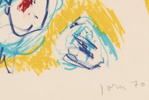 Asger Jorn - Jaune-bleu kopen? Bied vanaf 1650!