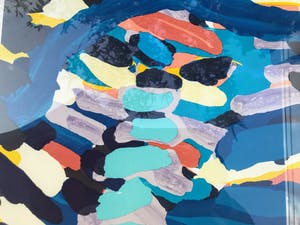 Karel Appel - Zeefdruk, Uit de 'Stripes' serie - 31/77 - handgesigneerd kopen? Bied vanaf 475!