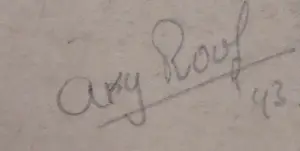 Aart Roos - Potloodtekening, Zonder titel - Ingelijst kopen? Bied vanaf 1!