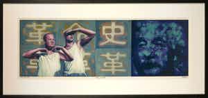 Jan Bollaert - Lamdaprint, Looking into his light - Ingelijst (Groot) verkocht voor € 40!