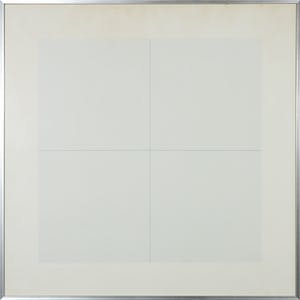 Jan Veenstra - Zeefdruk, Abstracte compositie - Ingelijst kopen? Bied vanaf 1!