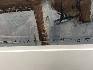 Anneke Peereboom - Abstract origineel werk kopen? Bied vanaf 100!