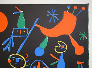 Joan Miro - Barcelona - 1949 - Lithografie met sjabloonkleuring kopen? Bied vanaf 120!