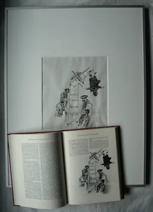 Jet Naftaniel-Joels - Originele tekening gewassen inkt , Illustratie uit De Gouden Vogel + Boek kopen? Bied vanaf 1!