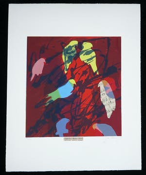 Joke Keuning - Zeefdruk, Zeg m'n liefje wat wil je nog meer kopen? Bied vanaf 1!