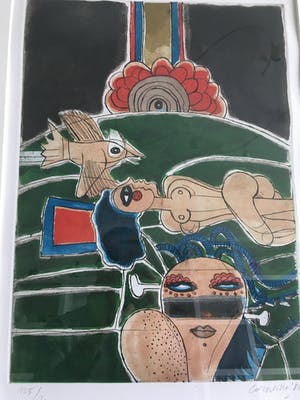 Corneille - Fraaie groot formaat Corneille uit 1981 kopen? Bied vanaf 225!