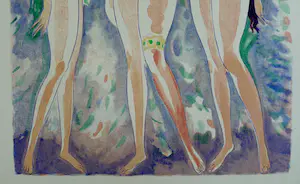 Kees van Dongen - Gravure: " Les Femmes Colombes",1001 nacht. kopen? Bied vanaf 20!