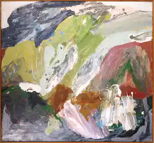 Guillaume Lo-A-Njoe - Olieverf op doek, Landschap - Ingelijst (Groot) verkauft für € 200!