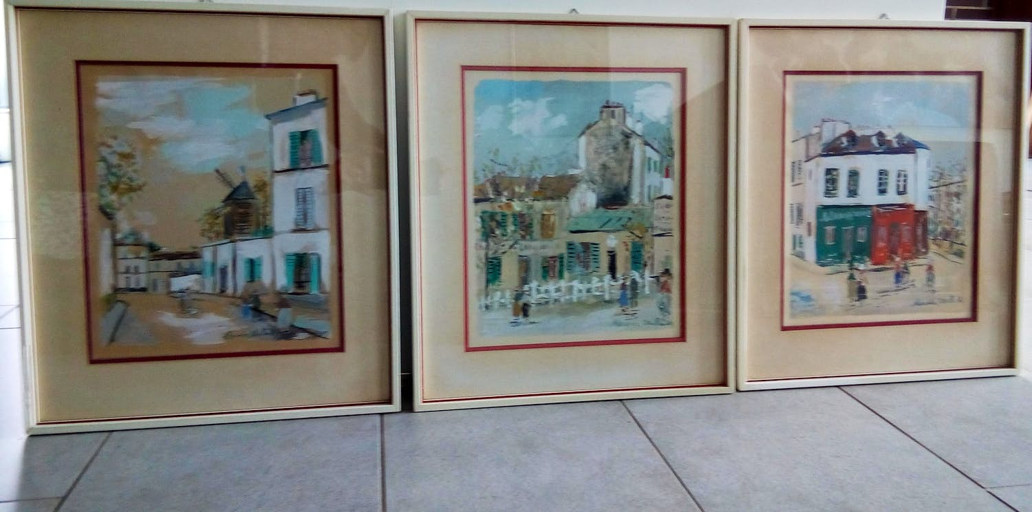 Buy Maurice Utrillo - Drei Stadtansichten? Bid from 300!