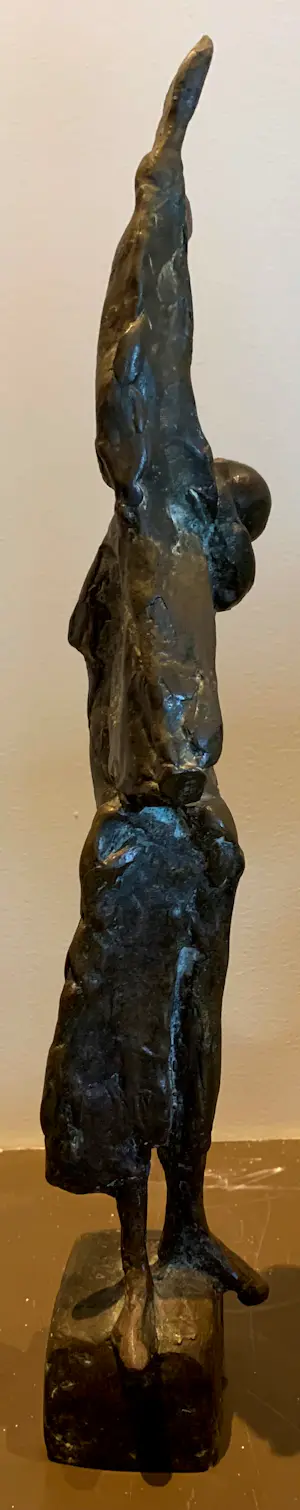 Eric Claus - Bronzen sculptuur: Pierrrot kopen? Bied vanaf 750!