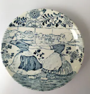 Royal Boch - Boch Belgium Delfts - Kleine bordjes (6) kopen? Bied vanaf 20!