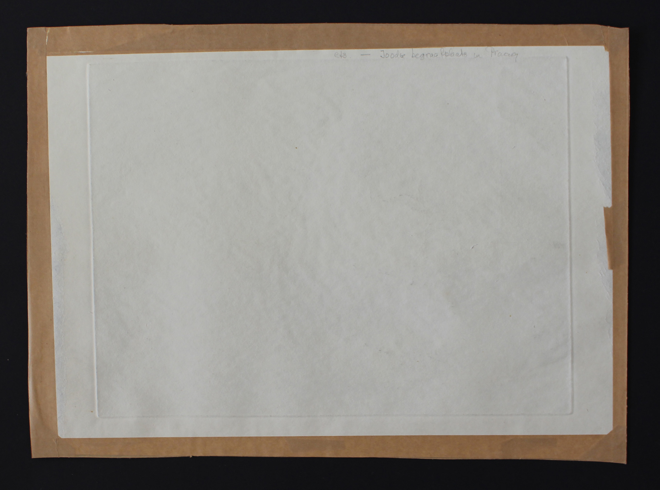 Jan A. Verbruggen - Joodse Begraafplaats - Praag kopen? Bied vanaf 20!