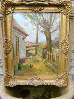 Adriaan de la Riviere - Boerderijgezicht verkocht voor € 50!