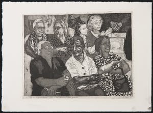 Jan van Helden - Ets en aquatint, De gewaagde grap kopen? Bied vanaf 35!