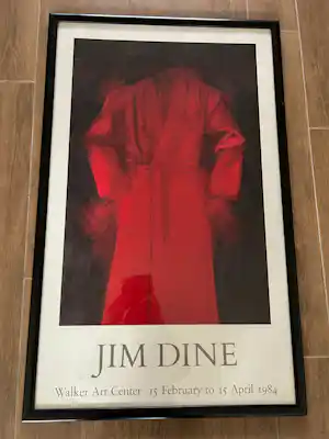 Jim Dine - Cardinal, Walker Art Center 1984 verkauft für € 25!