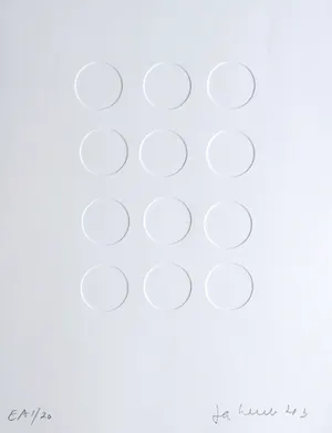 Jan Henderikse - Blinddruk, Zonder titel (stippen) kopen? Bied vanaf 200!