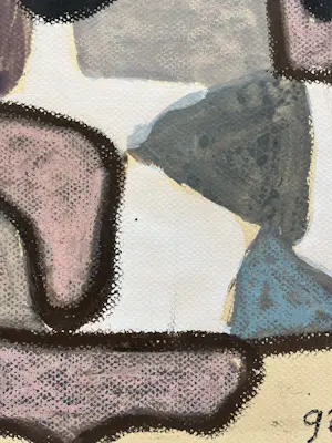 Ed Dukkers - Abstract figuratieve compositie kopen? Bied vanaf 80!