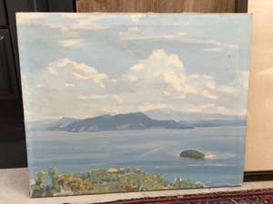 Niet of onleesbaar gesigneerd - C3758-6 - Zomers kustgezicht kopen? Bied vanaf 10!