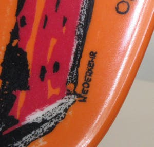 Curiosa - Zes Niftrix Ornamin Melamine ontbijt/serveerbordjes ontwerp Wiederkehr kopen? Bied vanaf 1!