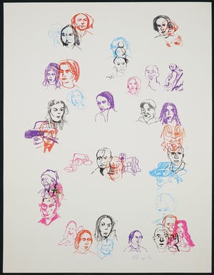 Judith Stolker - + 6 keer onbekend, Lot van 7 stuks grafiek kopen? Bied vanaf 1!