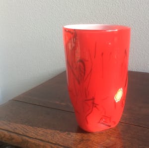 Niet of onleesbaar gesigneerd - GLAZEN DESIGN VAAS kopen? Bied vanaf 1!