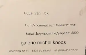 Guus van Eck - Onze Lieve Vrouwenplein Maastricht kopen? Bied vanaf 400!