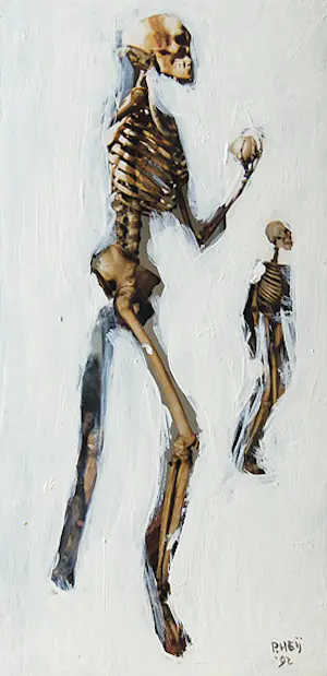 Peter Heij - Memento Mori 3 & 4 (2 stuks | gemengde techniek) kopen? Bied vanaf 90!