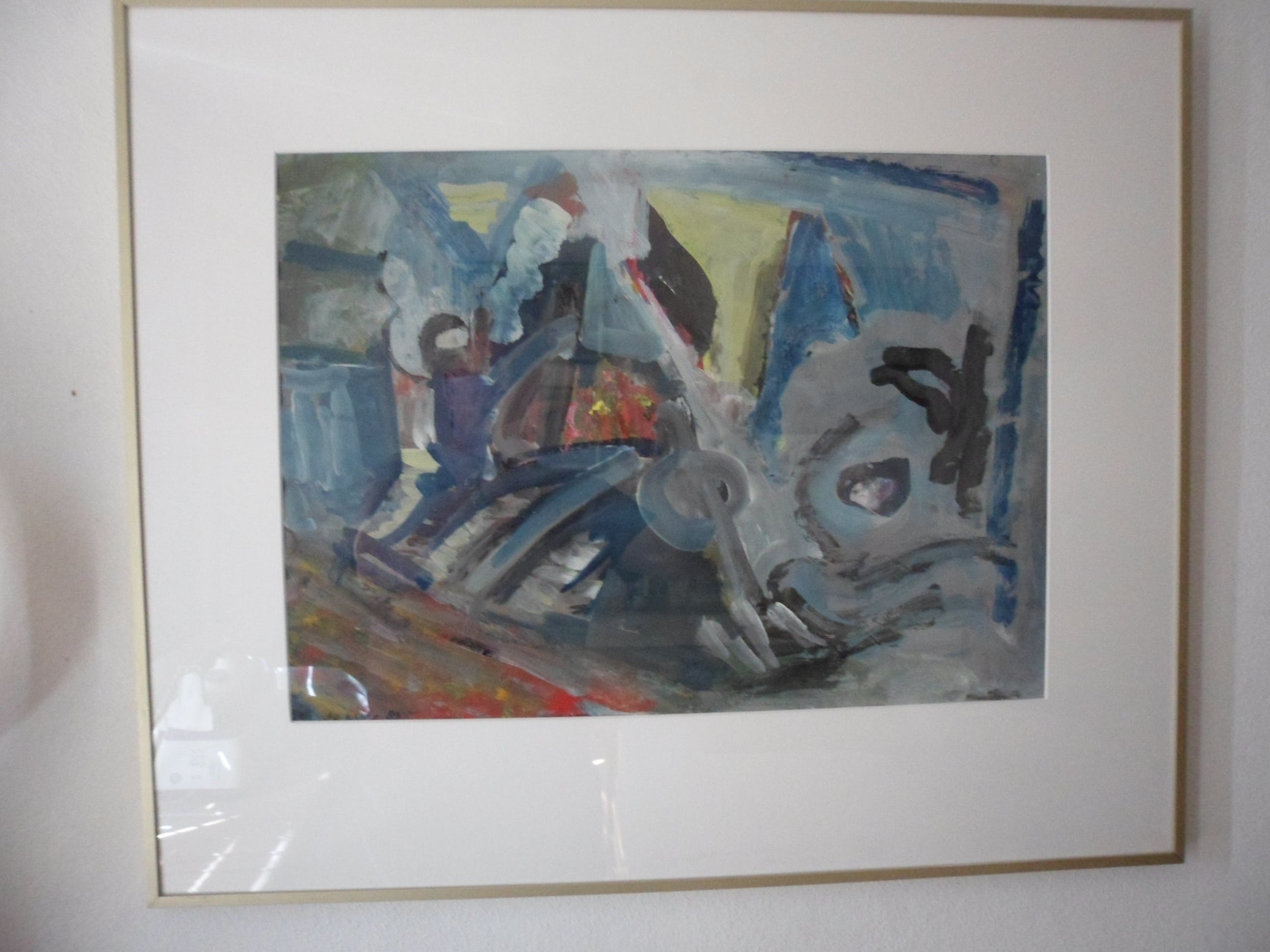 Wendela de Vries - Olieverf op doek , Abstract kopen? Bied vanaf 30!