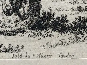 Karel Dujardin - Drie zwijnen (en nog twee etsen Berchem) kopen? Bied vanaf 30!