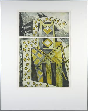 Wim Zurne - Ets, De gerant - Ingelijst kopen? Bied vanaf 1!