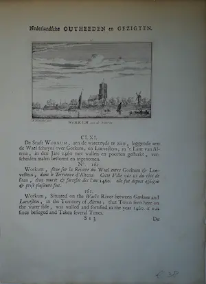 Abraham Rademaker - 3 x Workum (=Woudrichem) 1725. Beeld van ca. 1616 kopen? Bied vanaf 25!