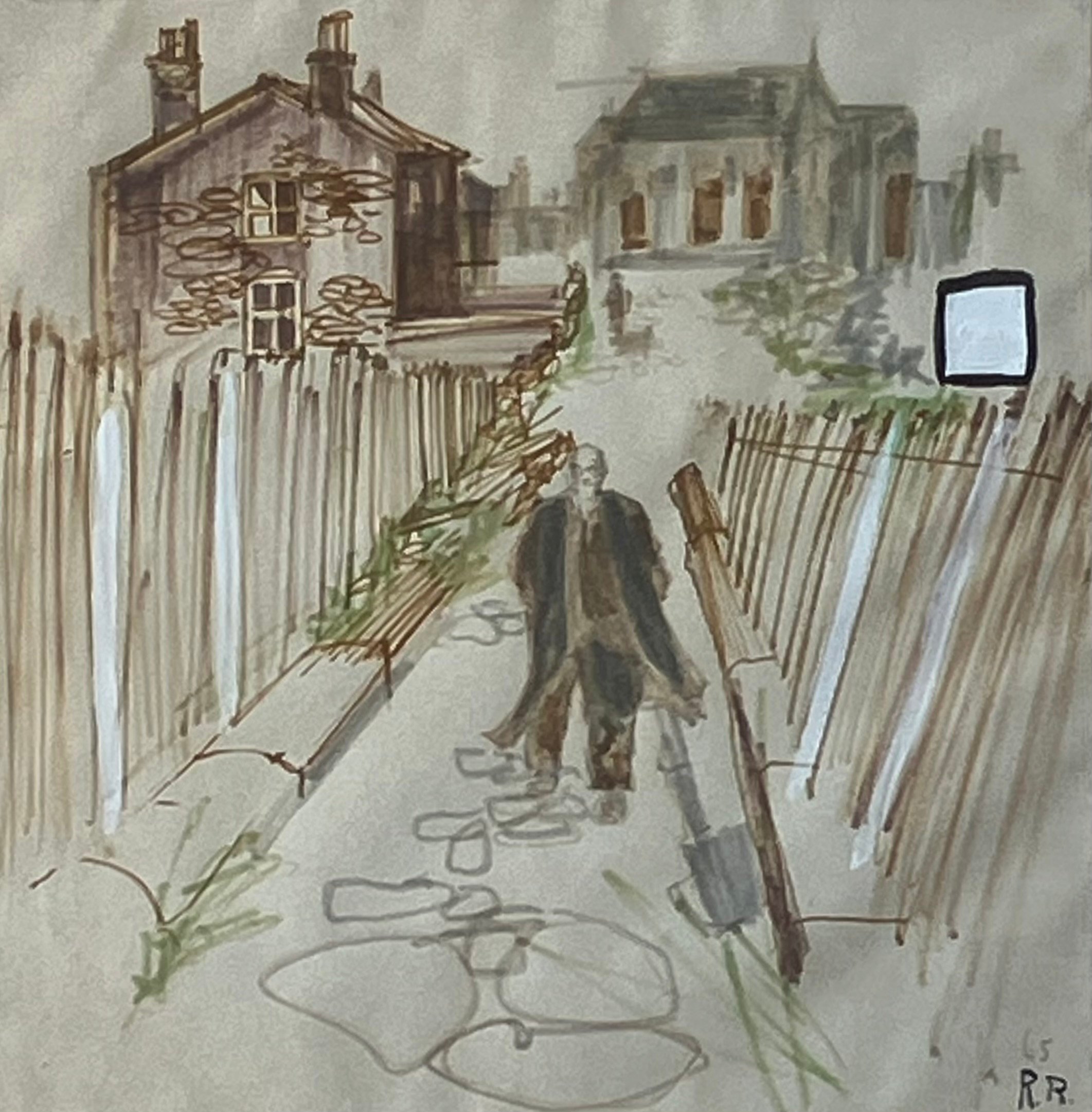 AcheterRoger Raveel - Landschap met wit vierkant? Enchérissez de 175!