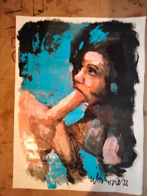 Peter Klashorst - Geen titel kopen? Bied vanaf 75!