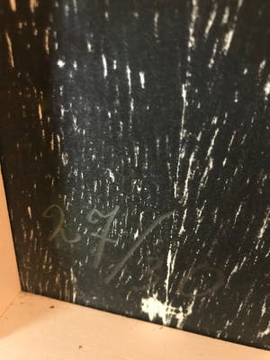 Klaas Gubbels - uitzonderlijk grote houtsnede kopen? Bied vanaf 550!