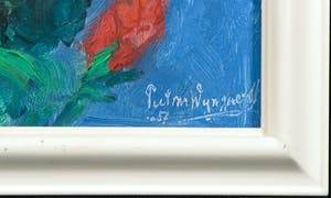 Piet van Wijngaerdt - Olieverf op doek, Stilleven met Rozen kopen? Bied vanaf 100!