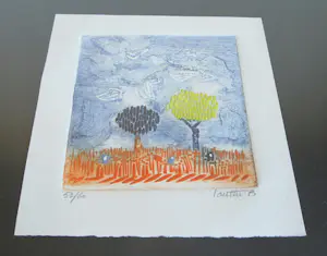 Louttre B. - Relief-Farbradierung kopen? Bied vanaf 60!