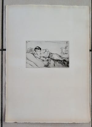 Louis Legrand - Amoureus paar op bed kopen? Bied vanaf 40!